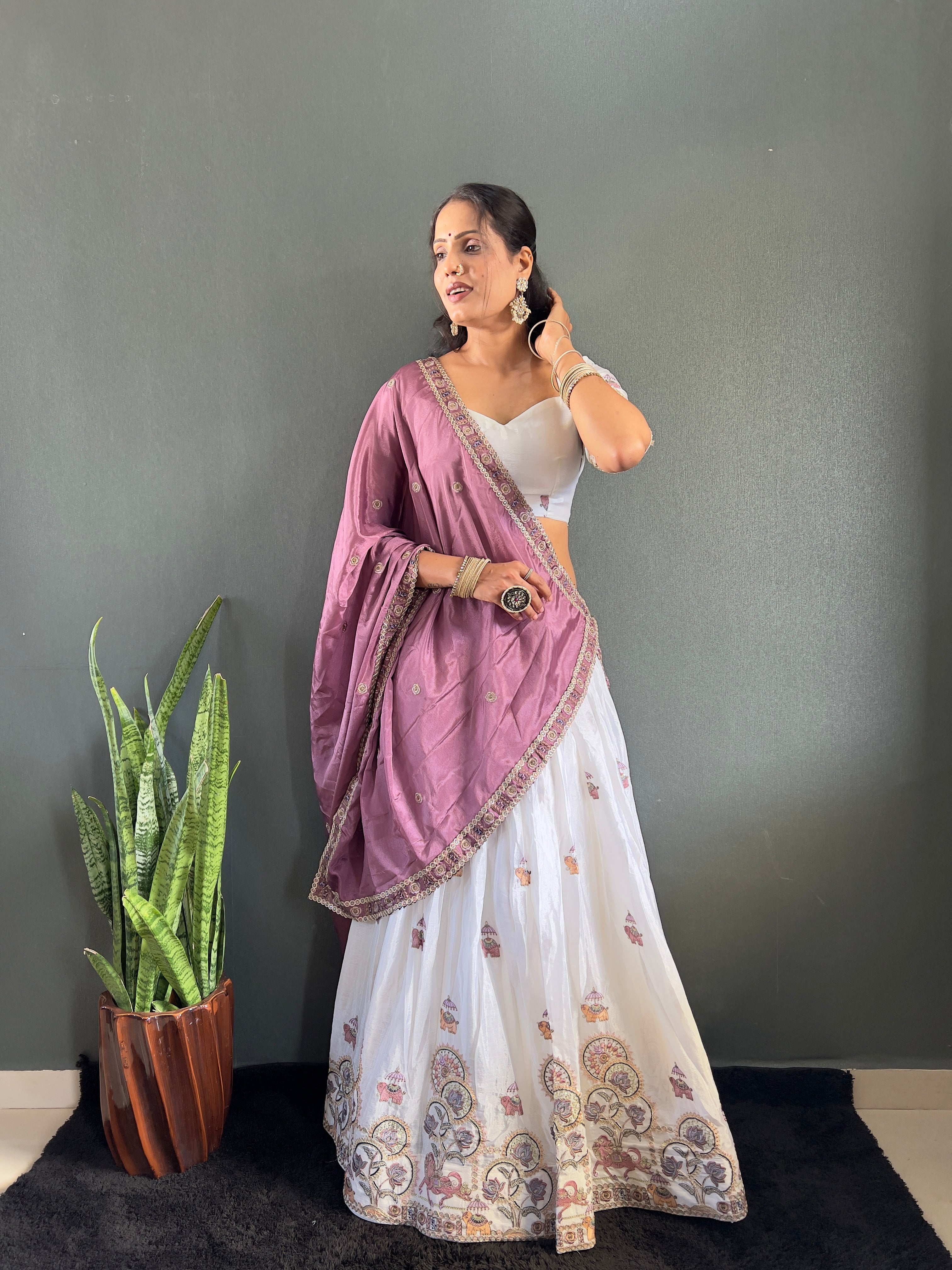 Sareewave Presents Heavy embroidery Festival Lehenga Choli