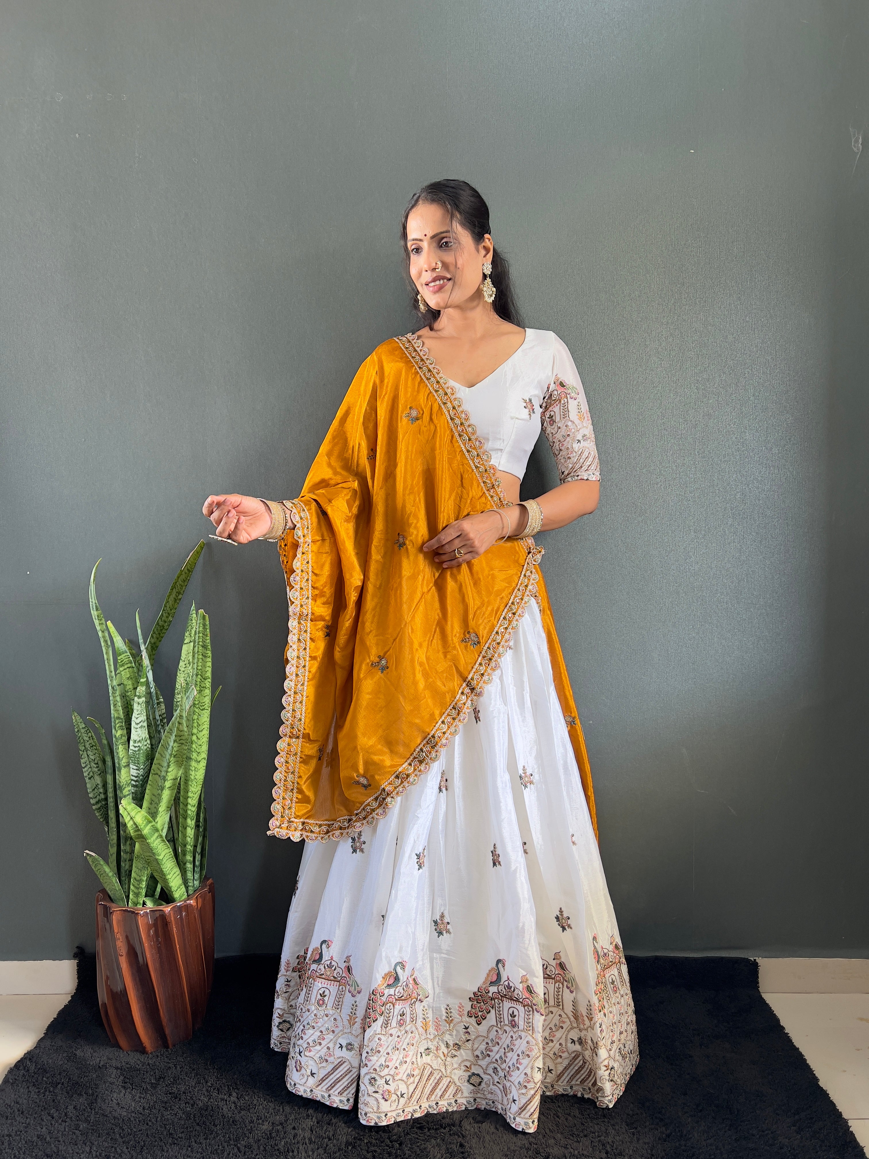 Sareewave Presents Heavy embroidery Festival Lehenga Choli