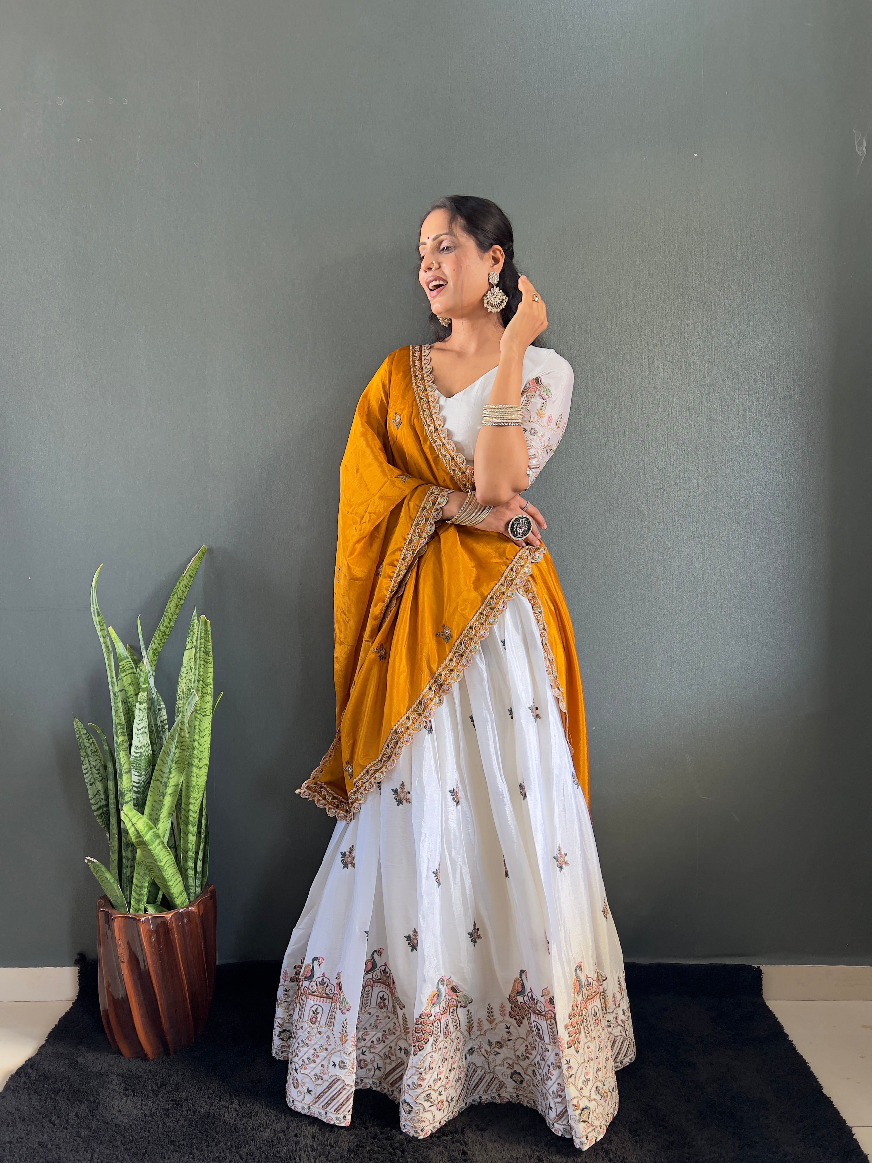 Sareewave Presents Heavy embroidery Festival Lehenga Choli