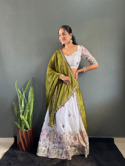 Sareewave Presents Heavy embroidery Festival Lehenga Choli