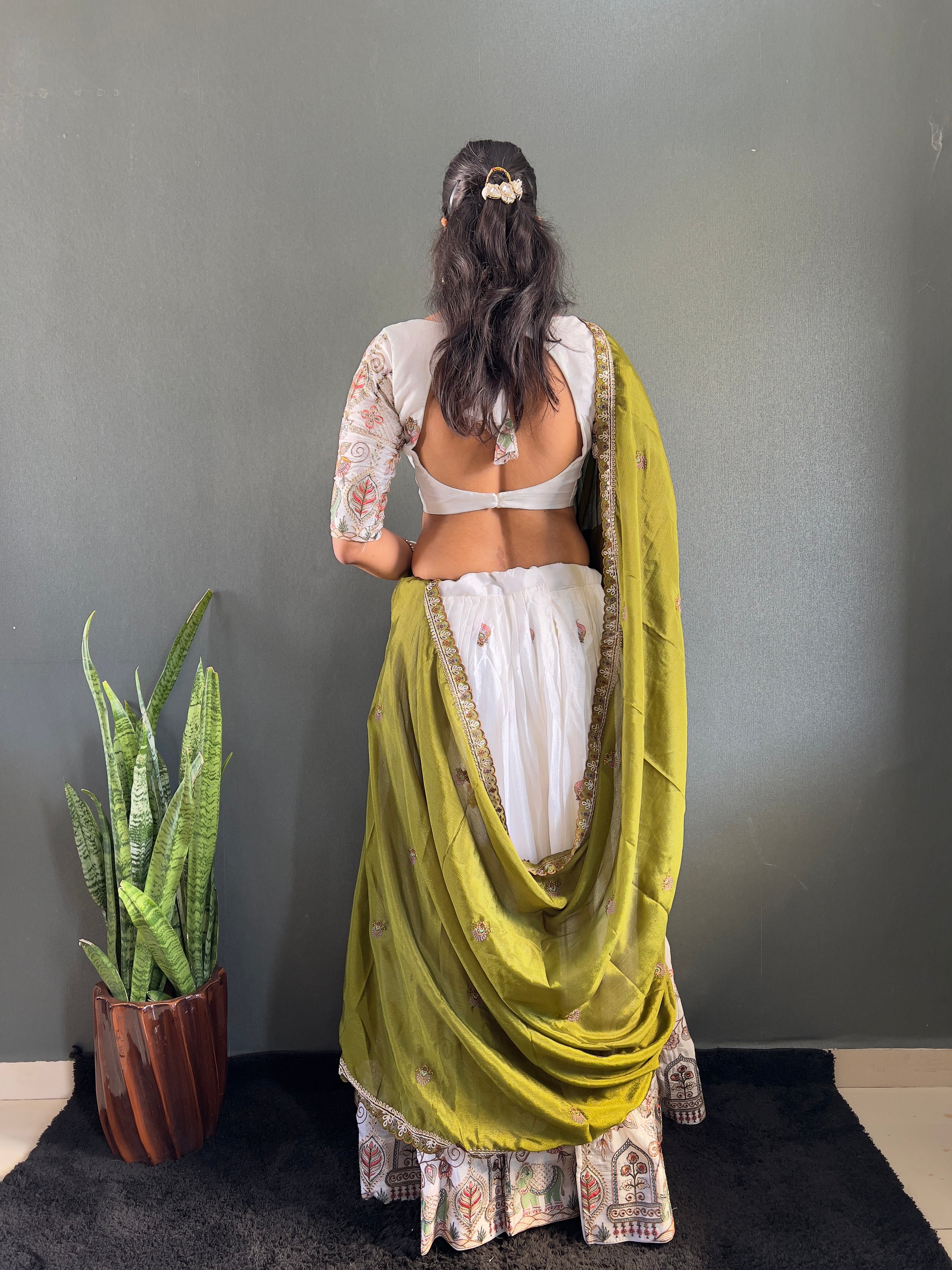 Sareewave Presents Heavy embroidery Festival Lehenga Choli