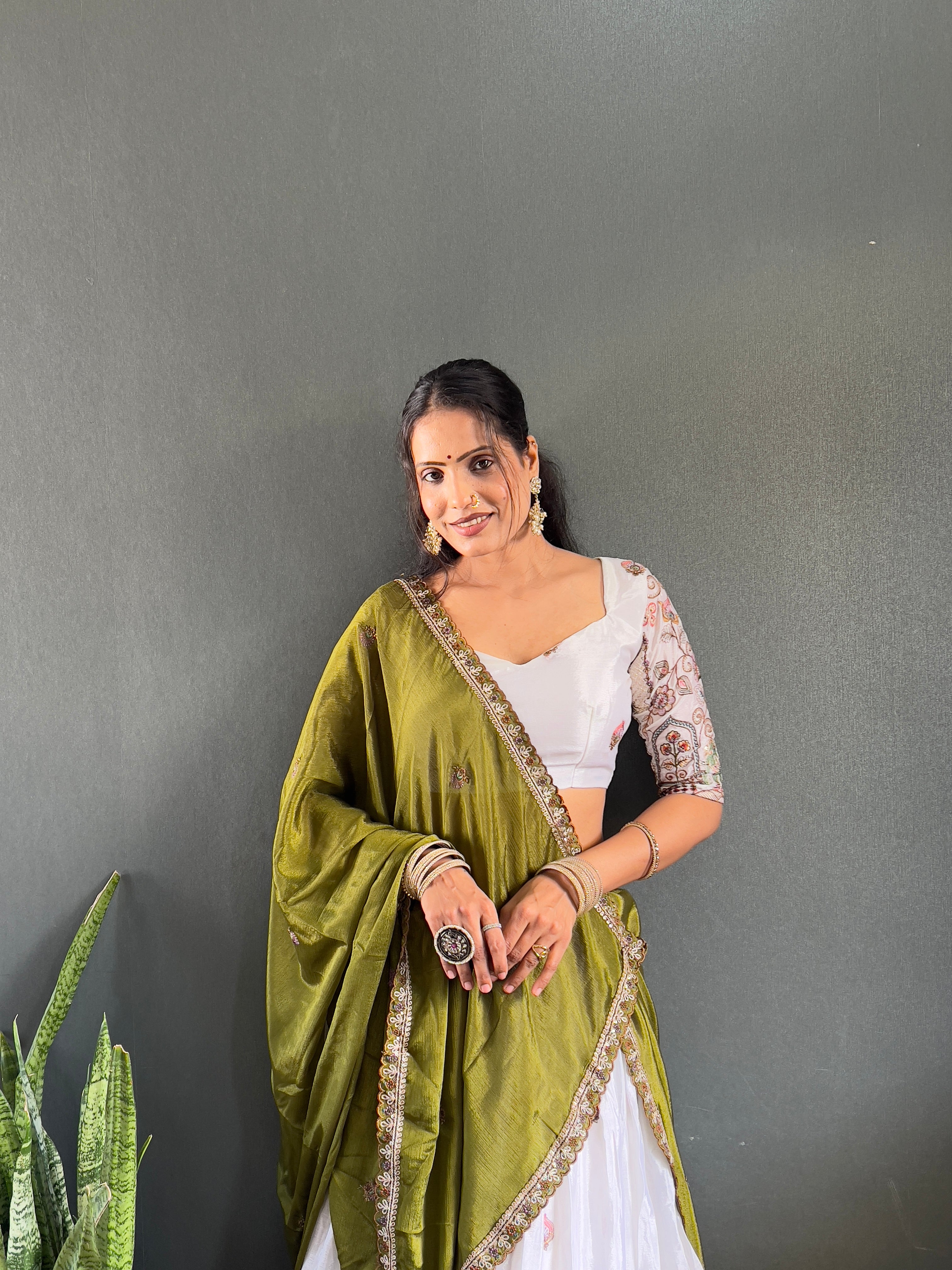 Sareewave Presents Heavy embroidery Festival Lehenga Choli