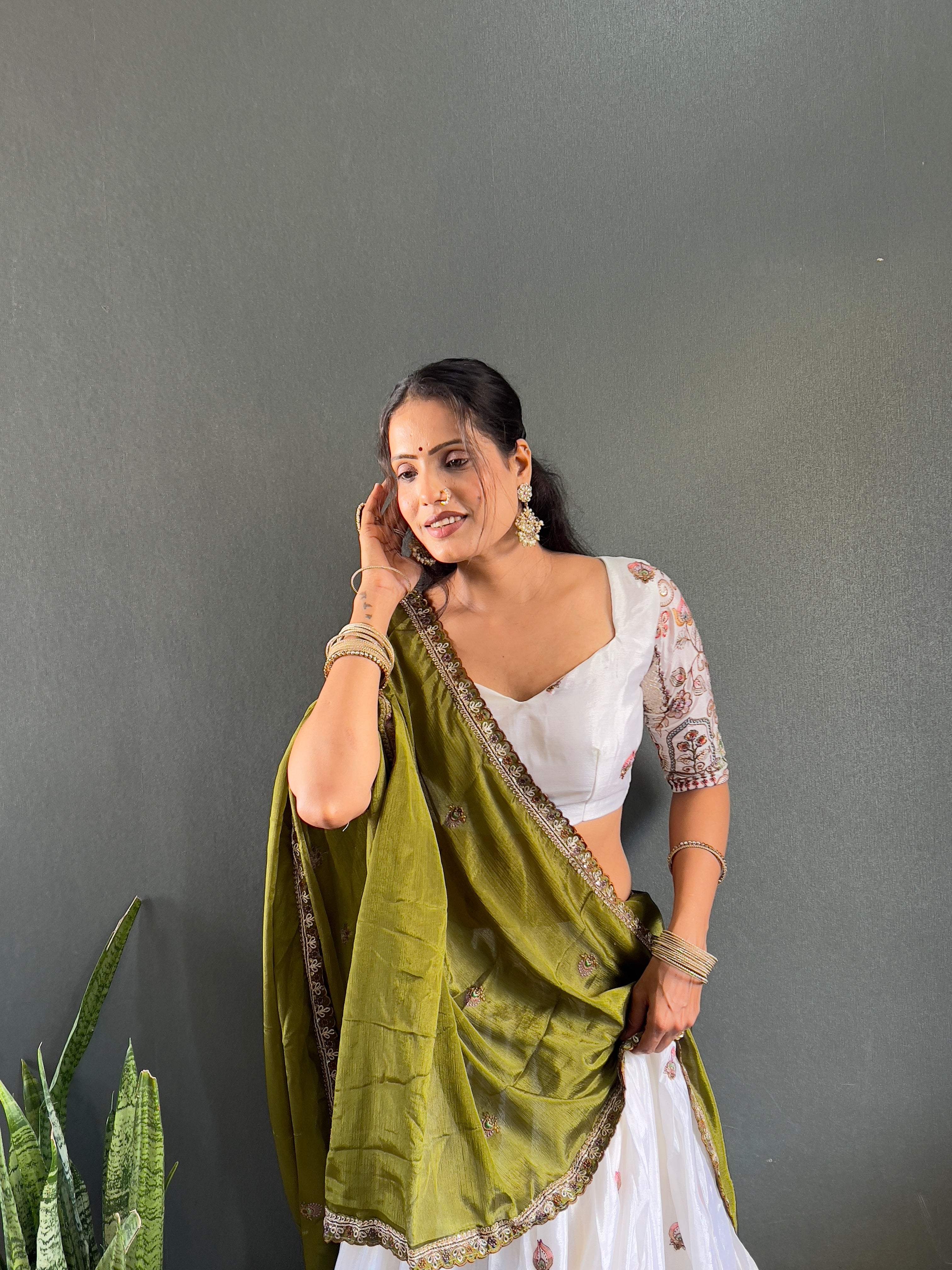 Sareewave Presents Heavy embroidery Festival Lehenga Choli