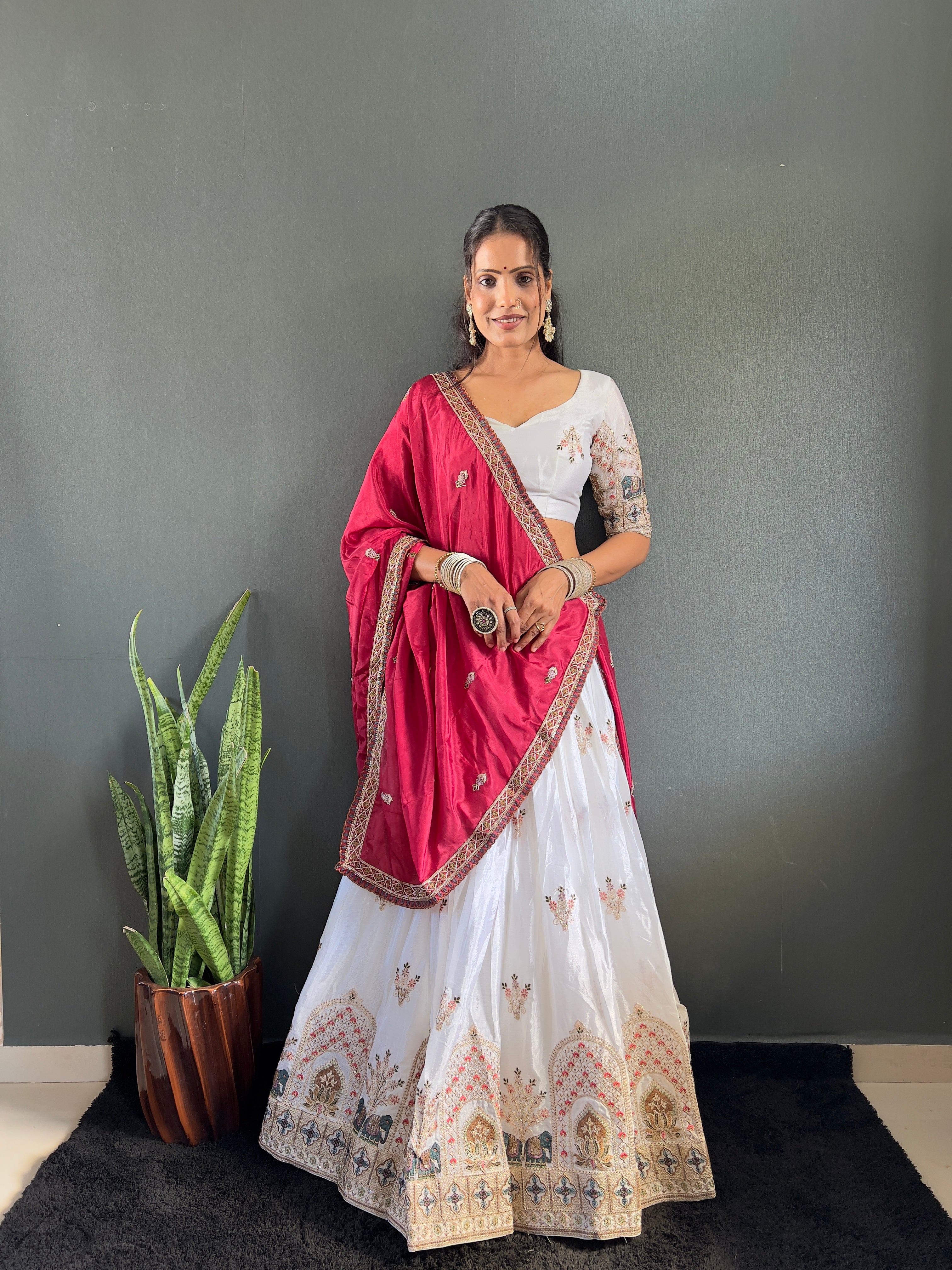 Sareewave Presents Heavy embroidery Festival Lehenga Choli