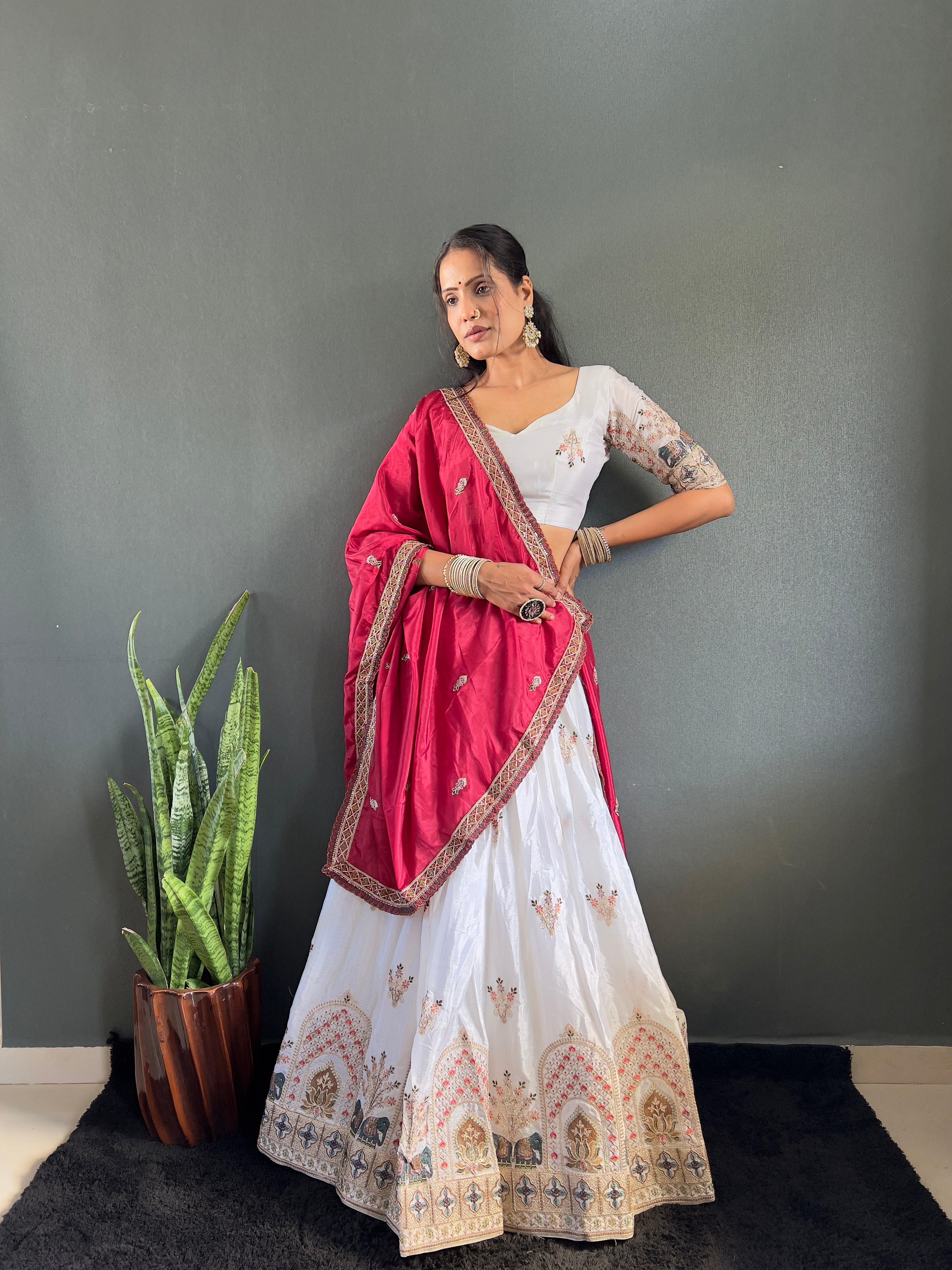 Sareewave Presents Heavy embroidery Festival Lehenga Choli