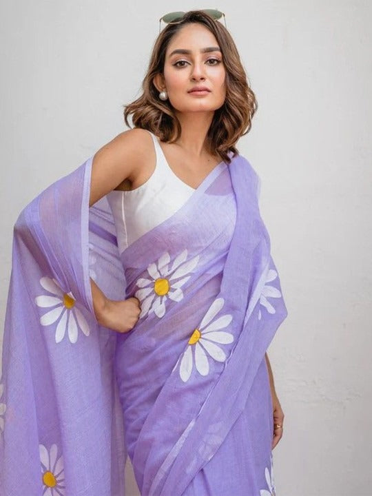 Sareewave Presents Designer Cotton Silk Saree