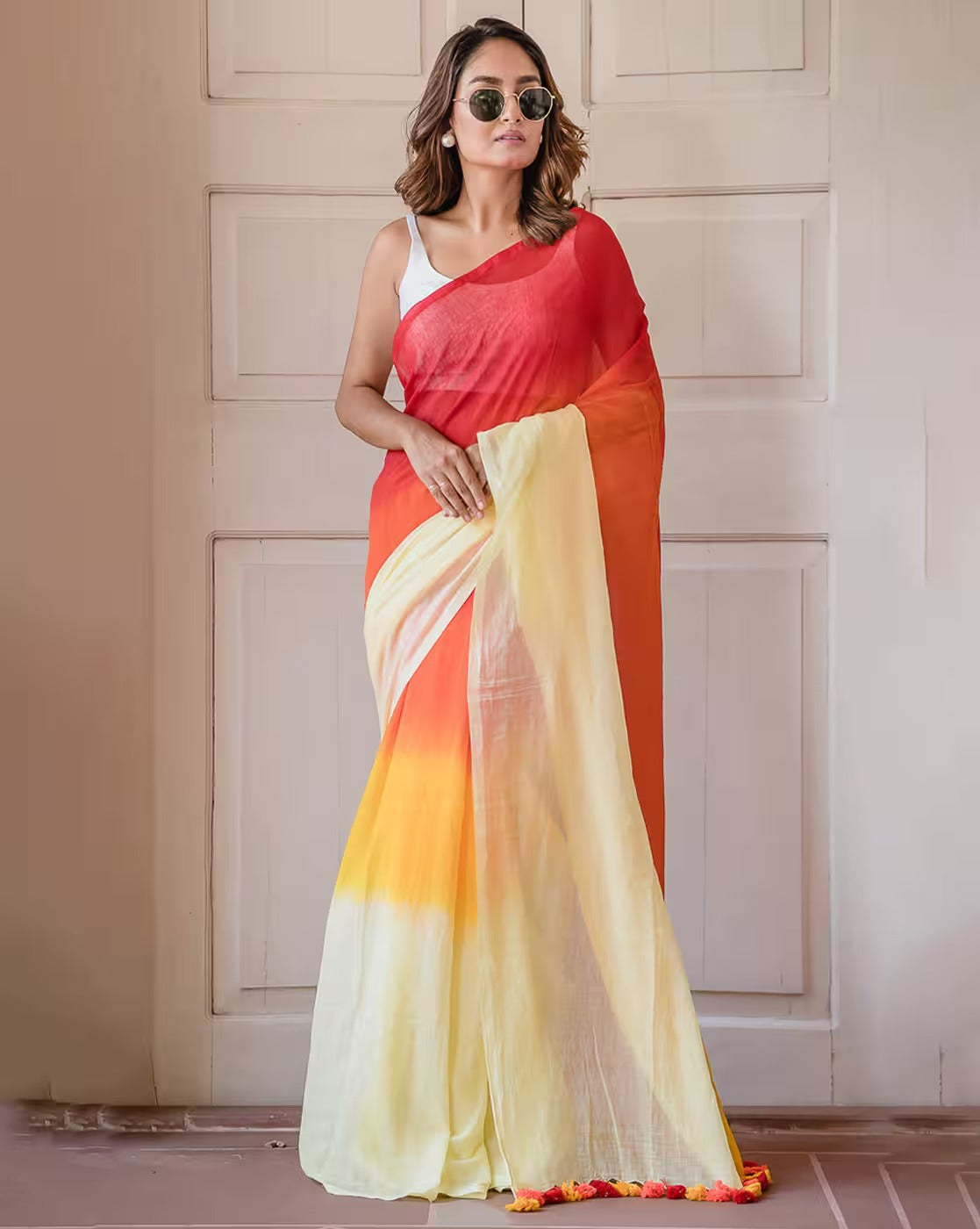Sareewave Presents Designer Cotton Silk Saree