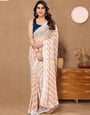 Multi Color Georgette With Printed Ready To Wear Saree