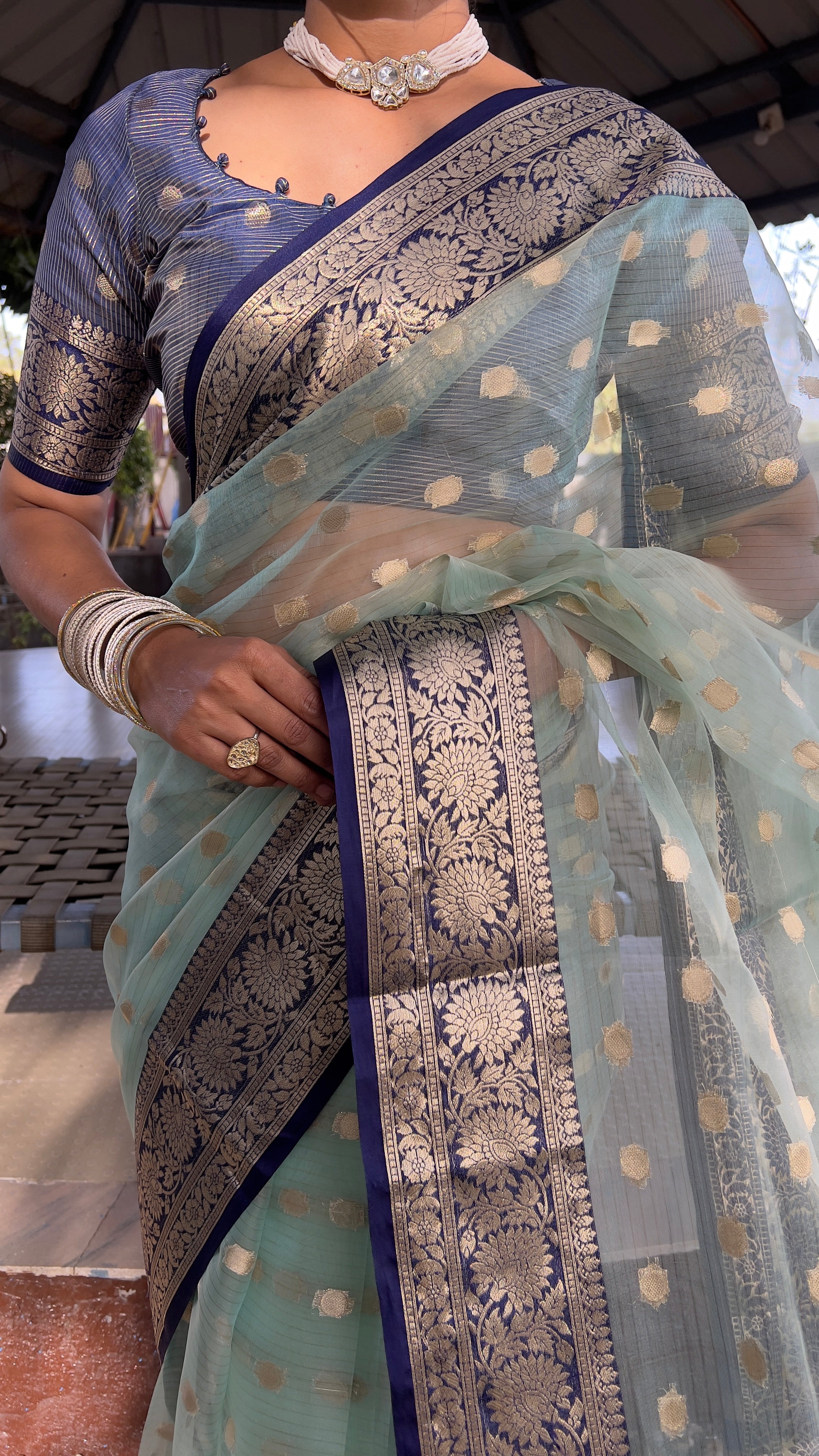 Graceful Ready To Wear Soft Organza Silk Saree With Blouse Piece