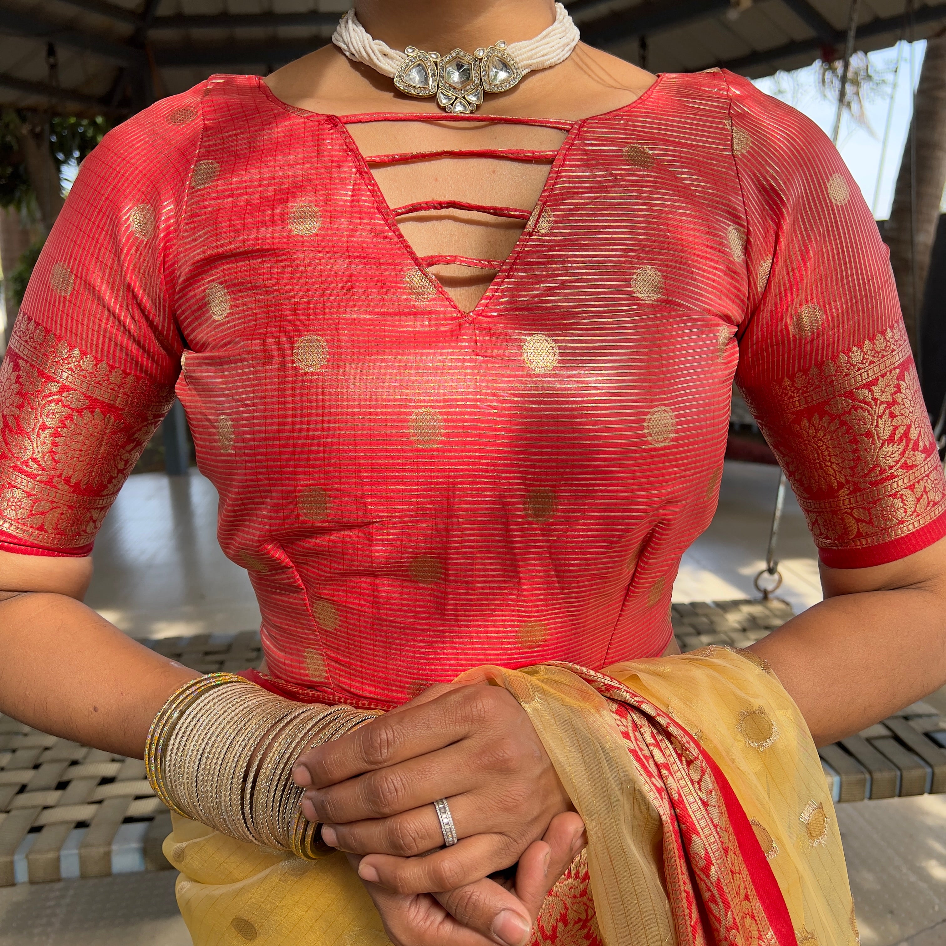 Graceful Ready To Wear Soft Organza Silk Saree With Blouse Piece
