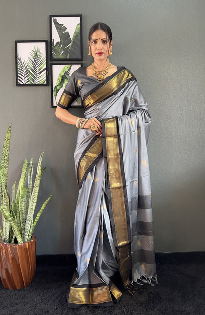 Cotton Silk Ready To Wear Saree Just In 1. MIN