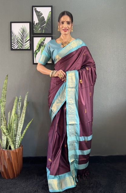 Cotton Silk Ready To Wear Saree Just In 1. MIN