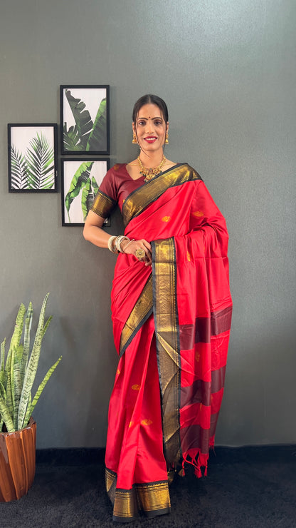Cotton Silk Ready To Wear Saree Just In 1. MIN