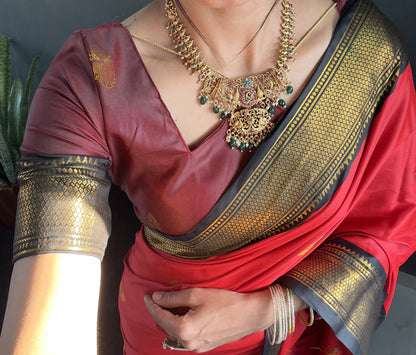 Cotton Silk Ready To Wear Saree Just In 1. MIN