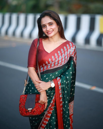 Ready To Wear Crape silk saree