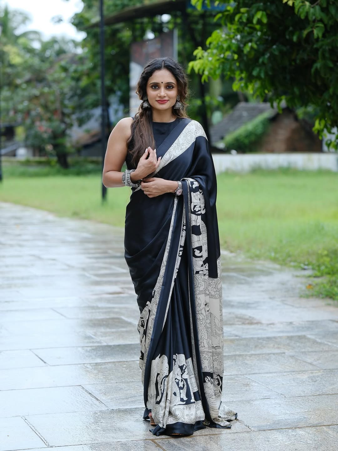 Ready To Wear Crape silk saree