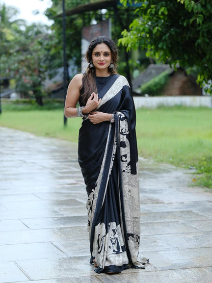 Ready To Wear Crape silk saree