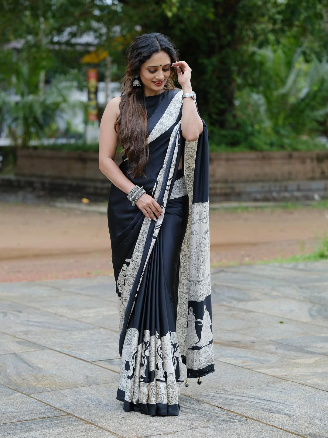 Ready To Wear Crape silk saree