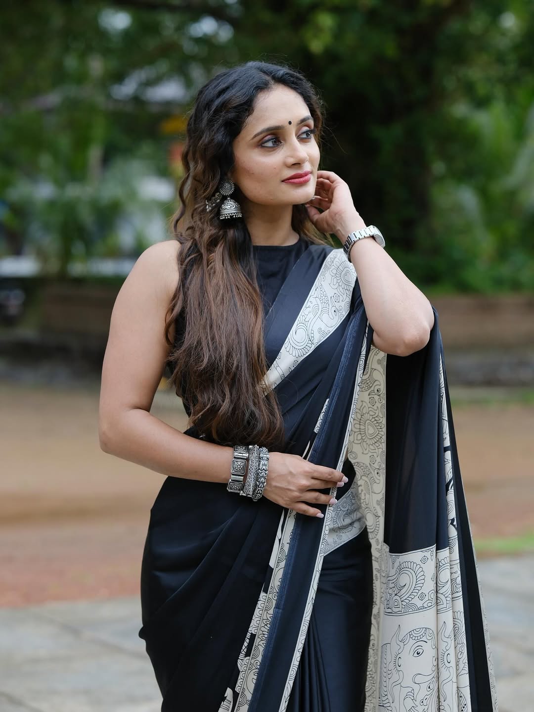 Ready To Wear Crape silk saree