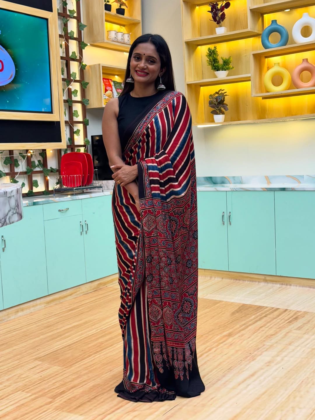 Ready To Wear Crape silk saree