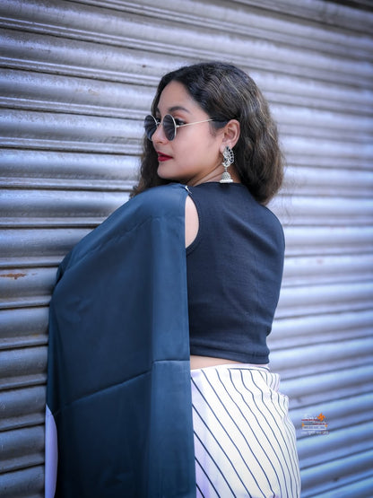 Ready To Wear Crape silk saree