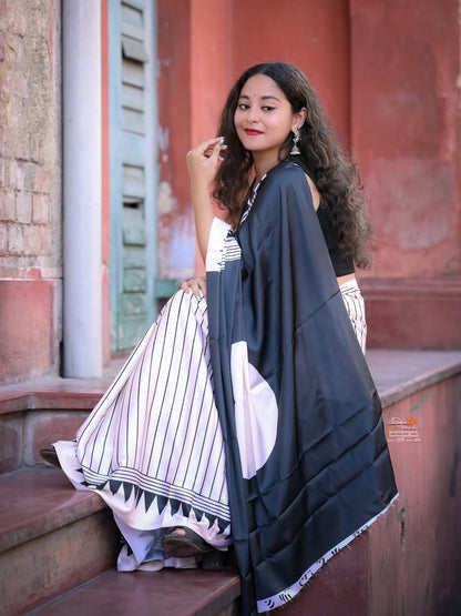 Ready To Wear Crape silk saree