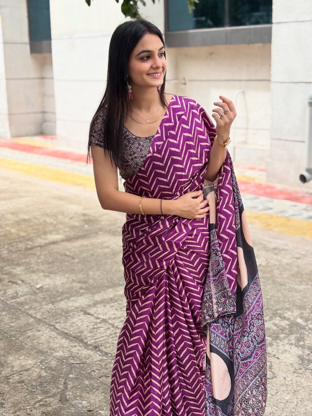 Ready To Wear Crape silk saree