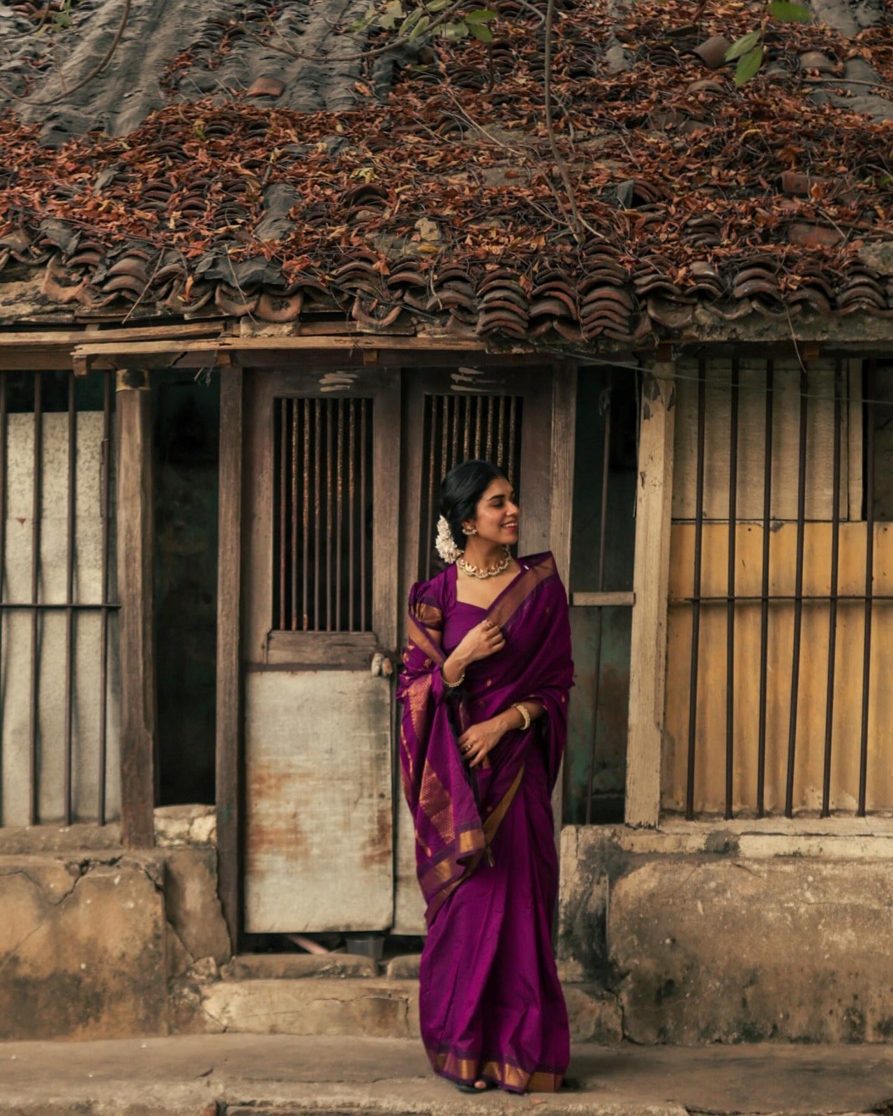 Banarasi Silk Saree With Zari Weaving Work