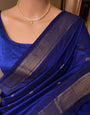 Banarasi Silk Saree With Zari Weaving Work