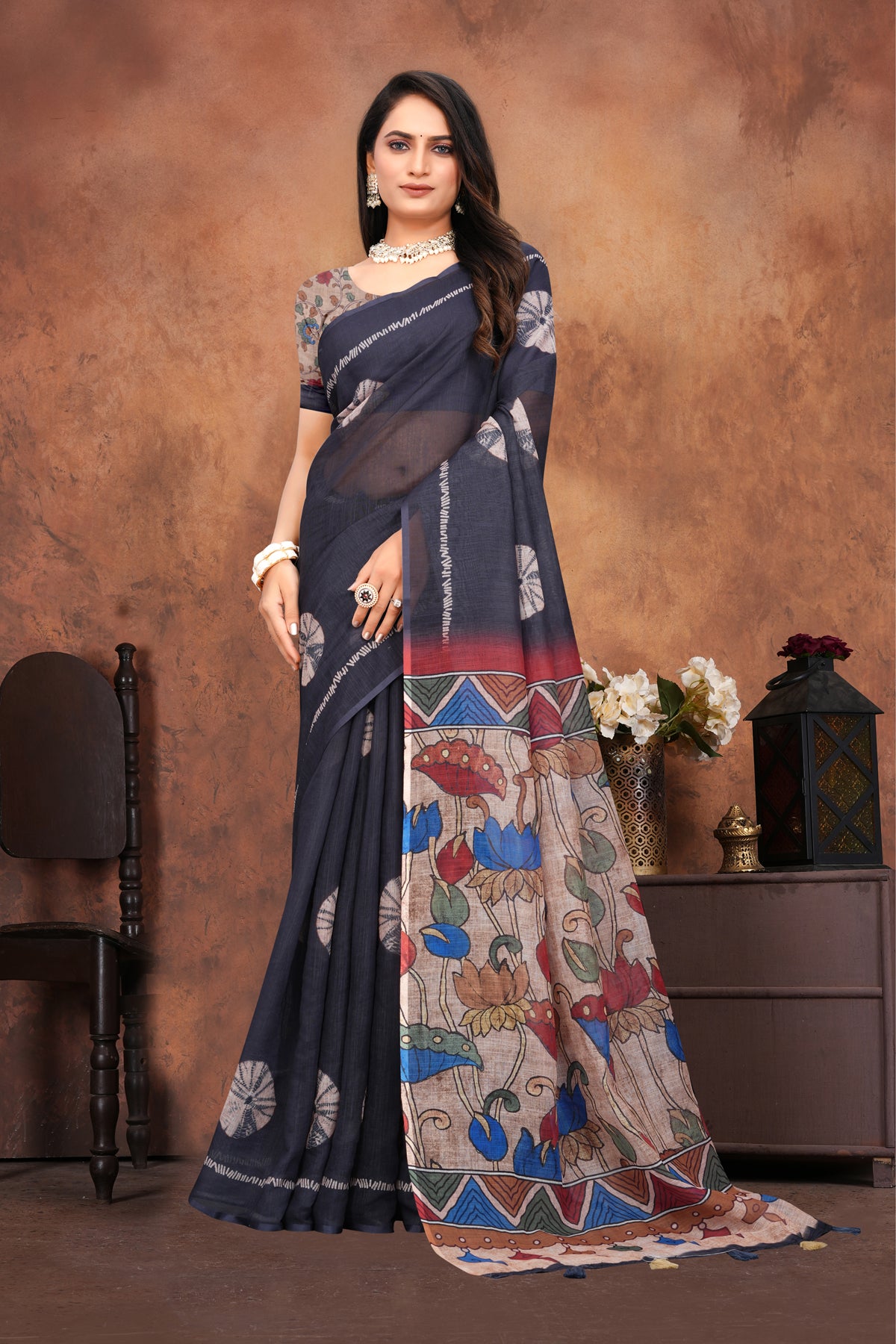 Sareewave Presents Designer Cotton Silk Saree