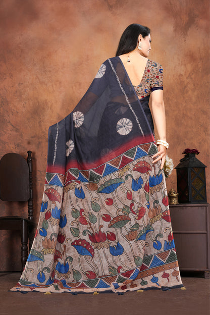 Sareewave Presents Designer Cotton Silk Saree