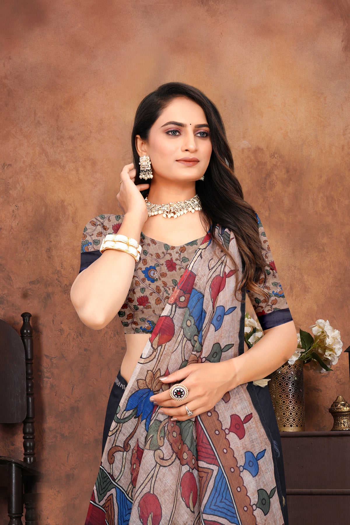 Sareewave Presents Designer Cotton Silk Saree