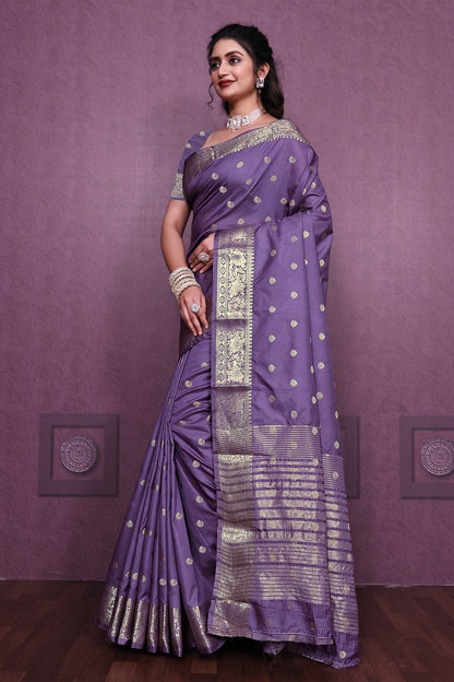 Graceful Satin Jacquard Woven Saree with Rich Textured Weaving