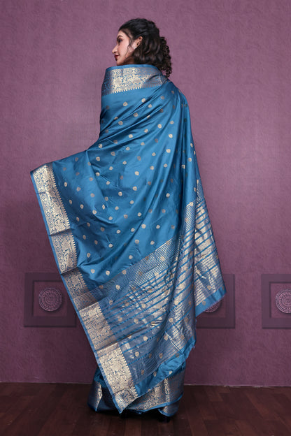 Graceful Satin Jacquard Woven Saree with Rich Textured Weaving