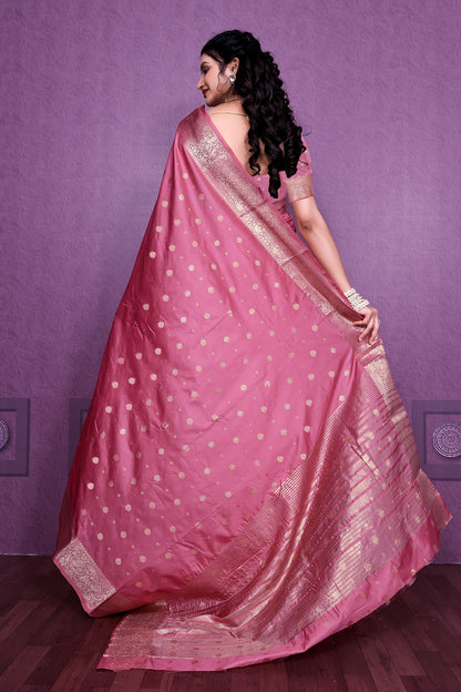 Exclusive Border Nimakari Design Soft Silk Saree