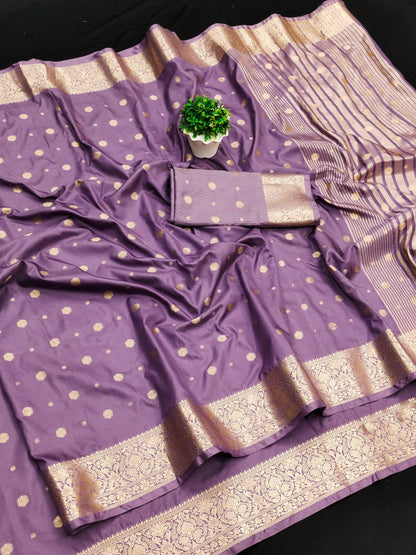 Exclusive Border Nimakari Design Soft Silk Saree