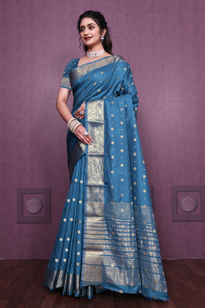 Exclusive Border Nimakari Design Soft Silk Saree