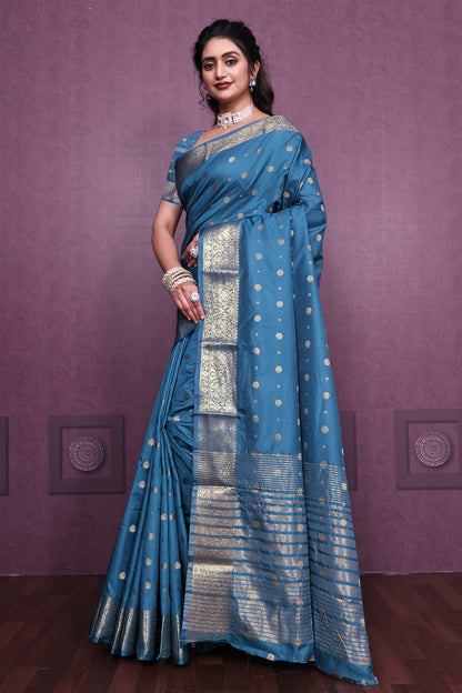 Exclusive Border Nimakari Design Soft Silk Saree