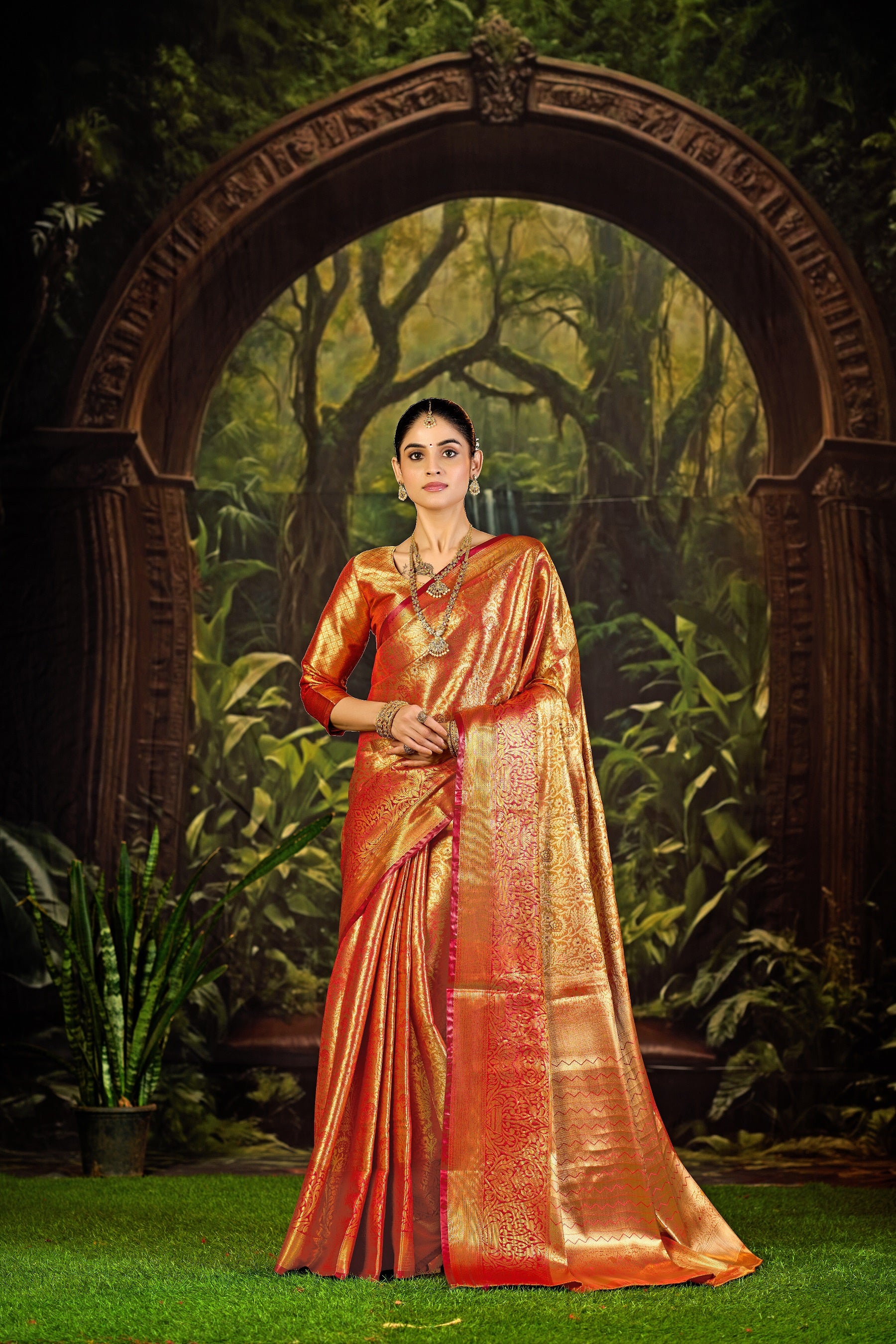 Premium quality summer Banarasi silk saree