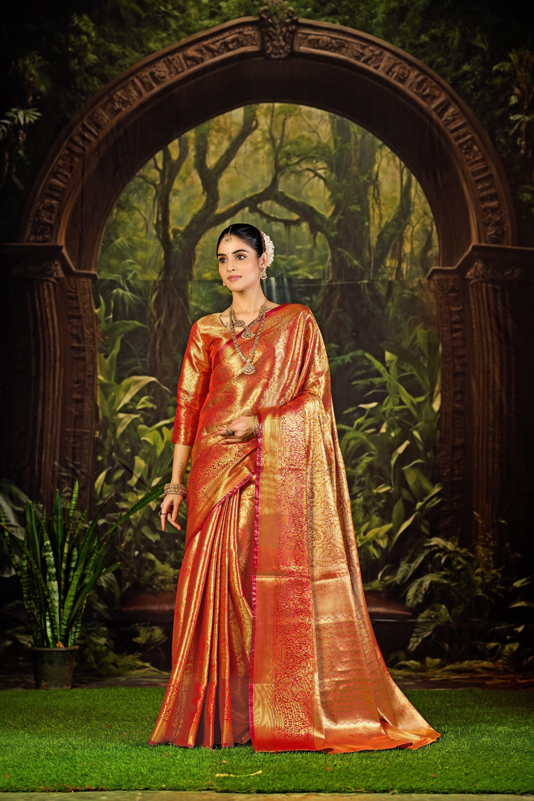 Premium quality summer Banarasi silk saree