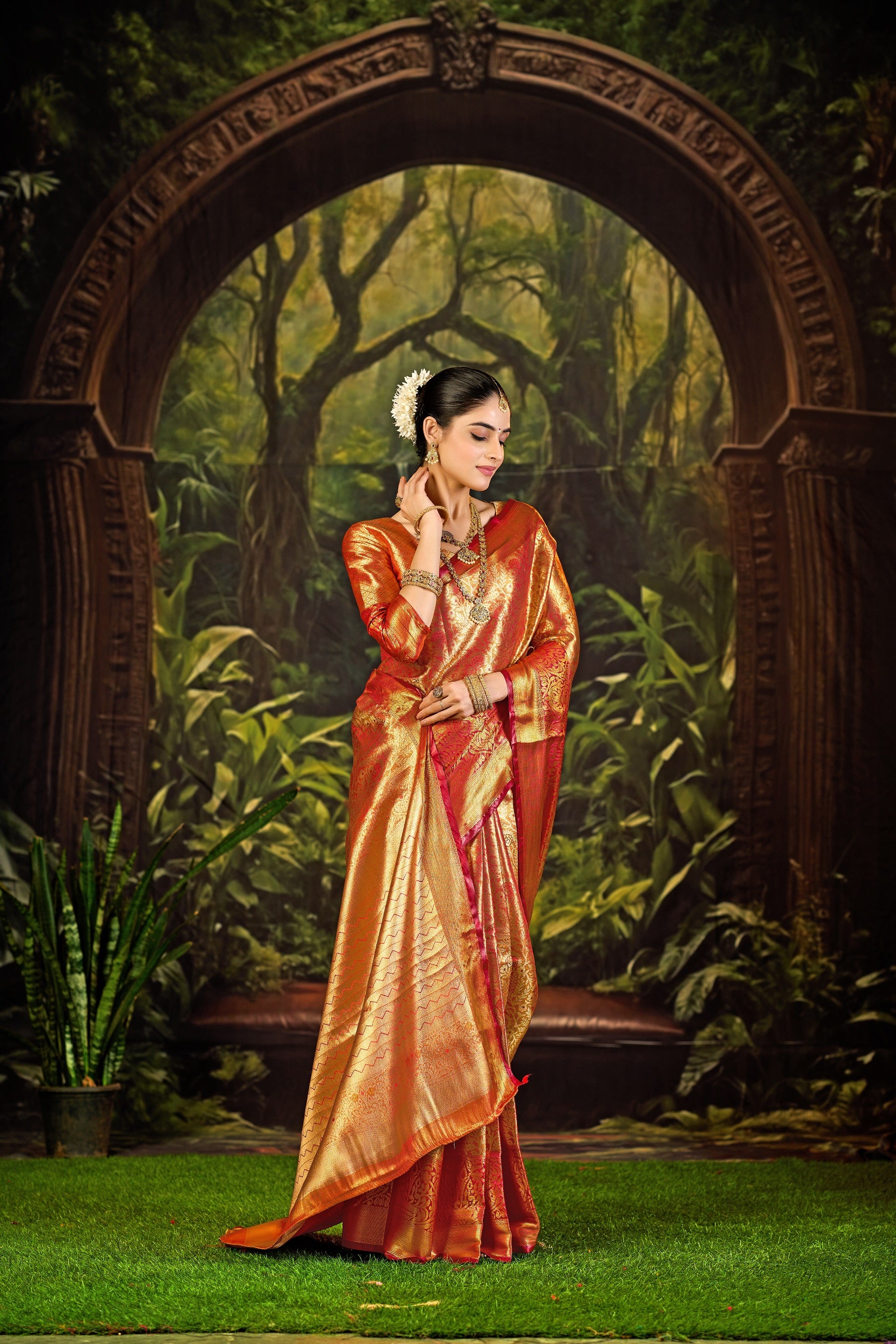 Premium quality summer Banarasi silk saree