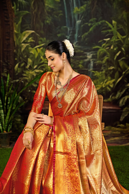 Premium quality summer Banarasi silk saree