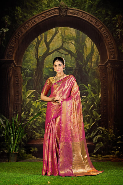 Classic Pure Pattu Kanjivaram Silk Saree – Premium Wedding Collection