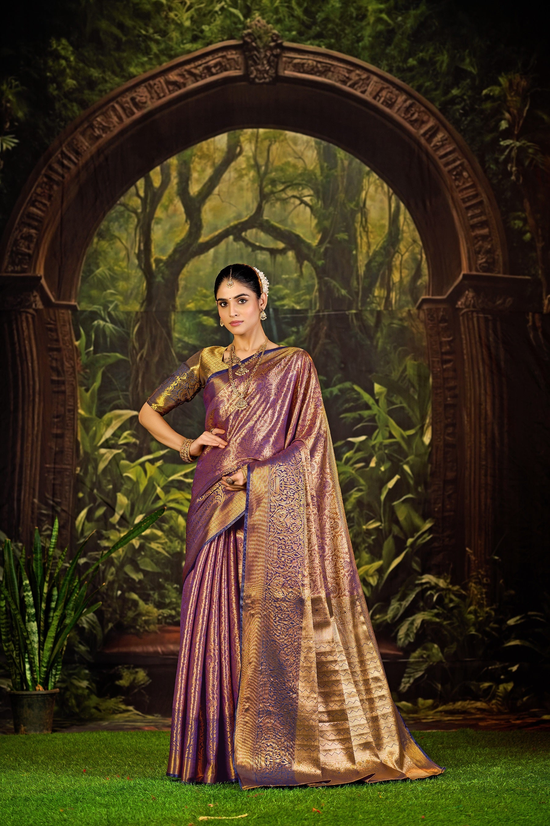 Classic Pure Pattu Kanjivaram Silk Saree – Premium Wedding Collection