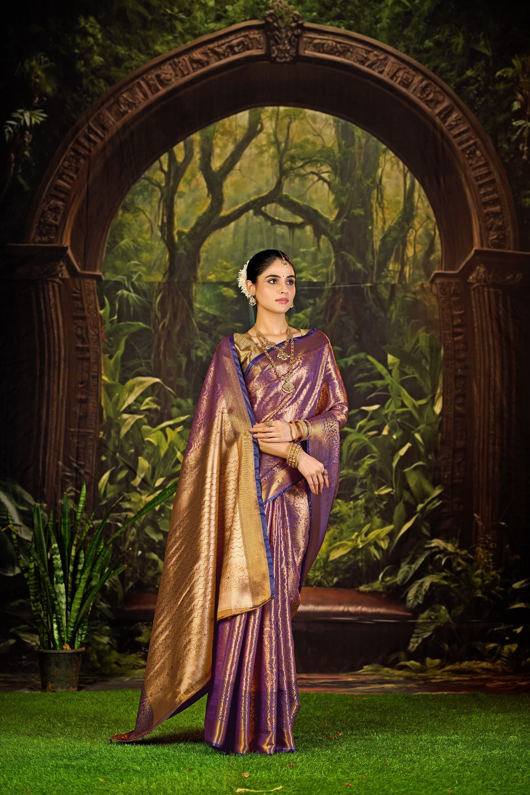 Classic Pure Pattu Kanjivaram Silk Saree – Premium Wedding Collection
