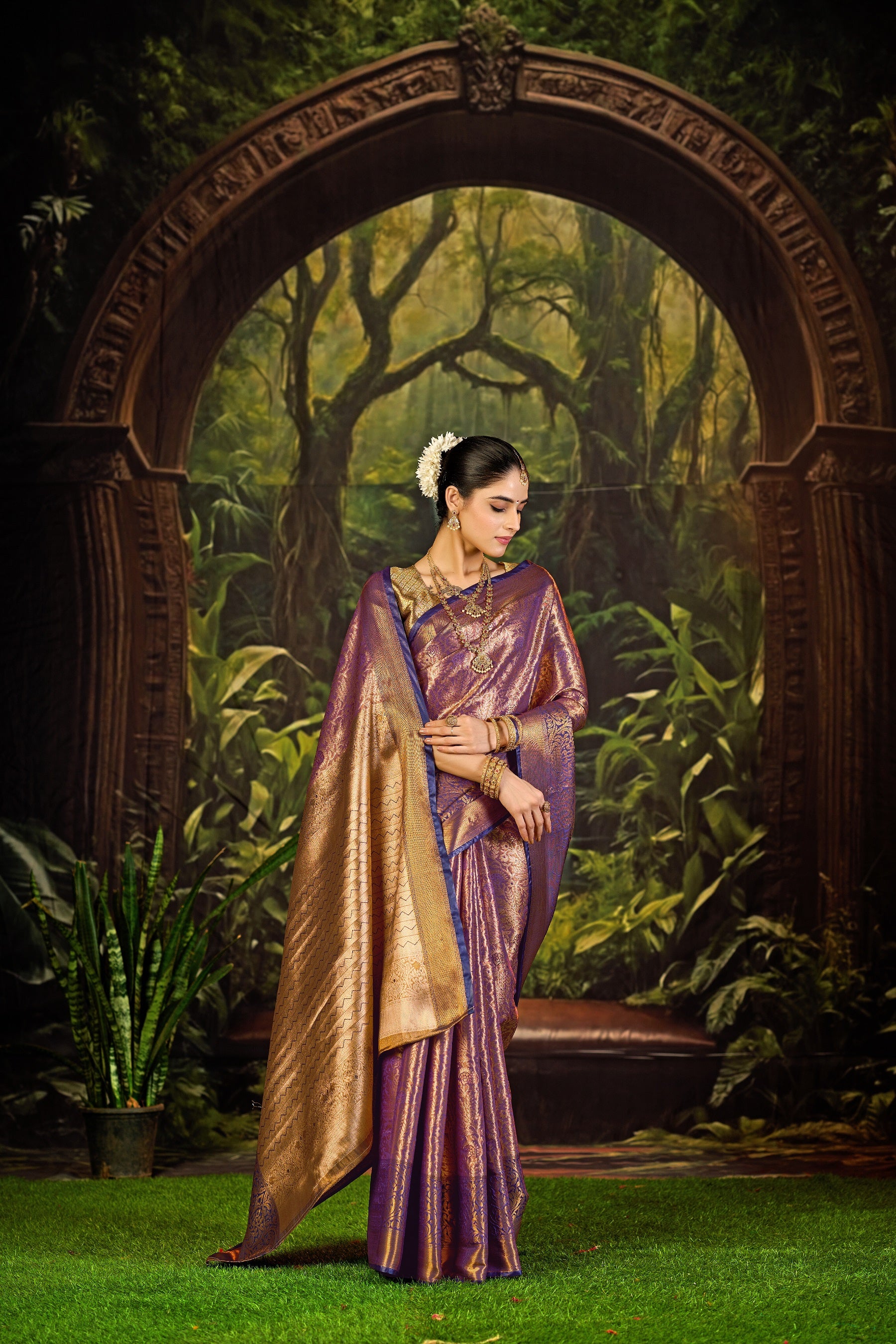 Classic Pure Pattu Kanjivaram Silk Saree – Premium Wedding Collection