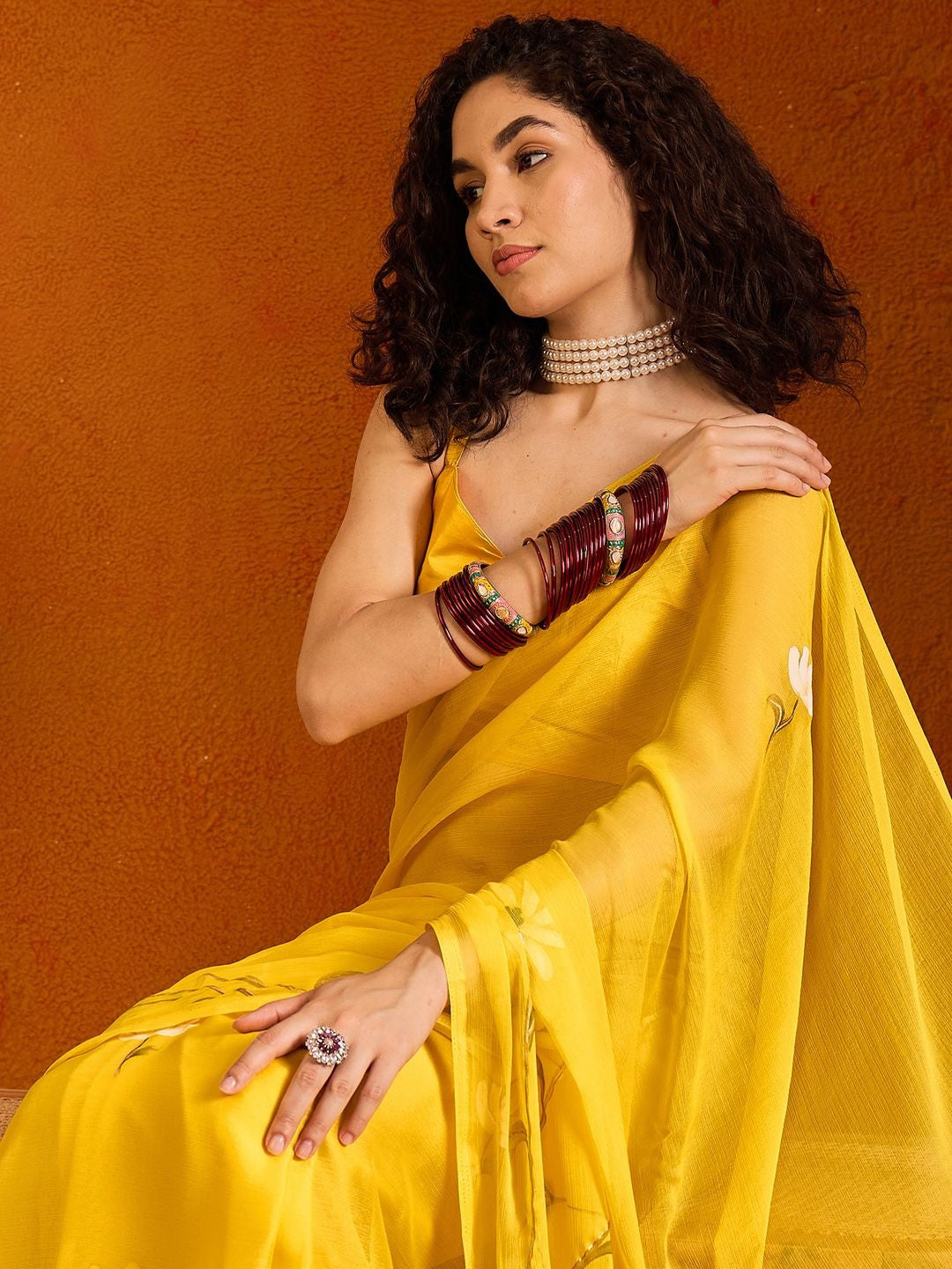 Sareewave Presents Designer Cotton Linen Silk Saree
