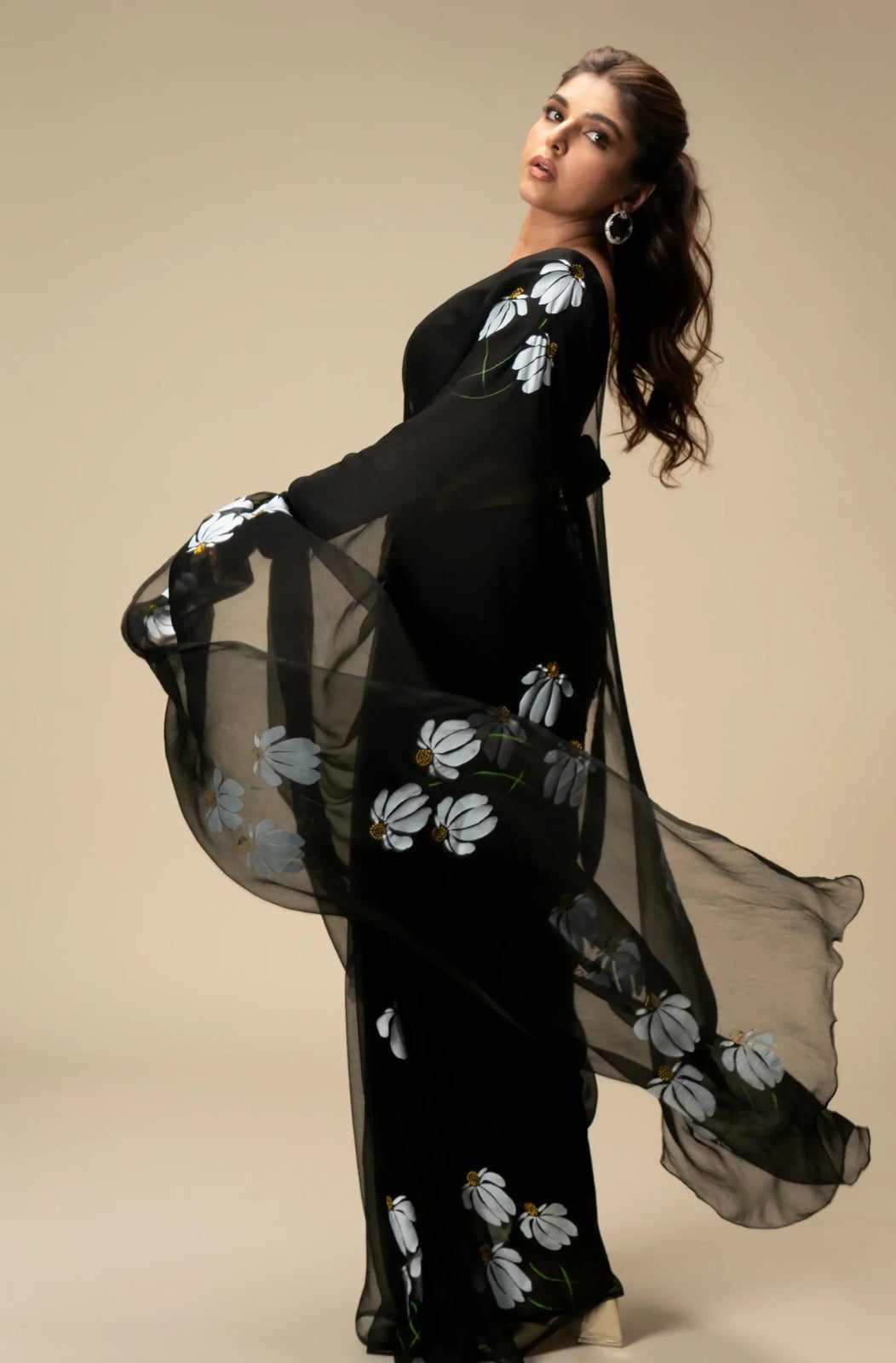 Sareewave Presents Designer Cotton Linen Silk Saree