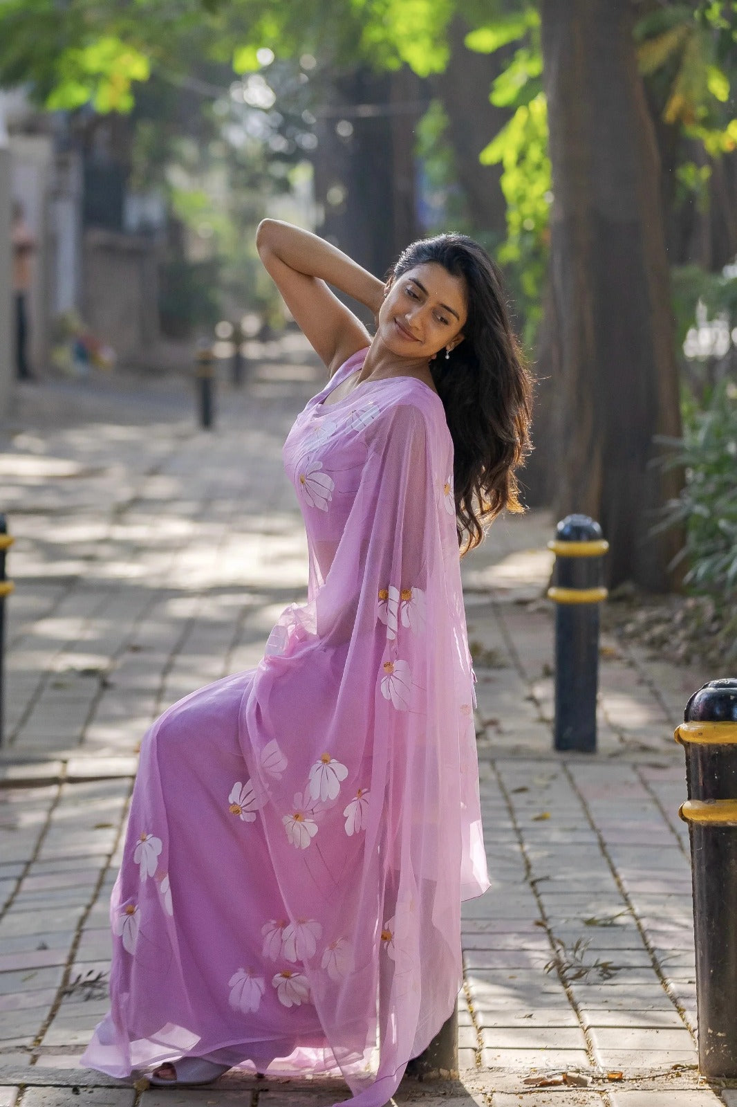 Sareewave Presents Designer Cotton Linen Silk Saree