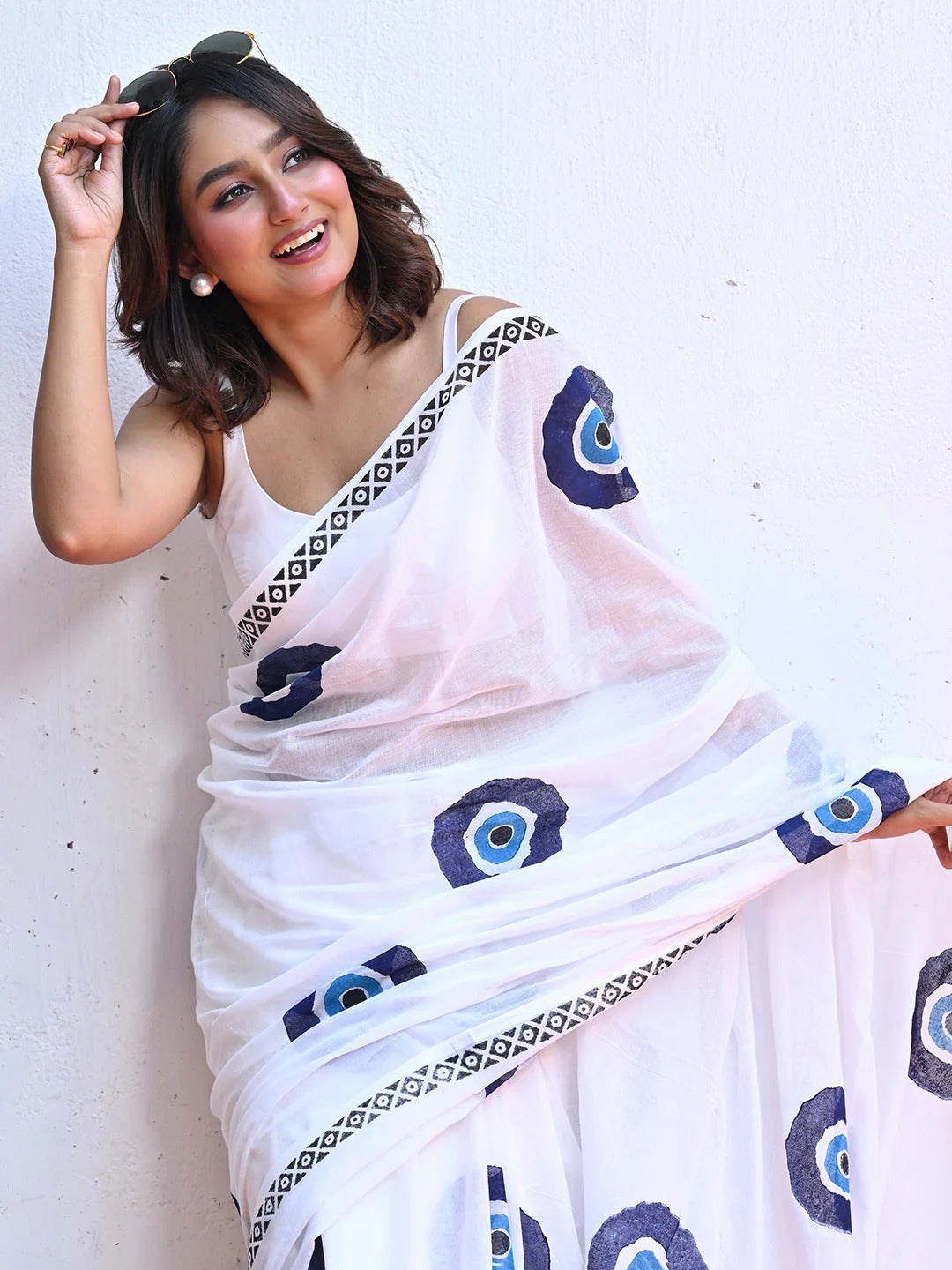 Sareewave Presents Designer Cotton Linen Silk Saree